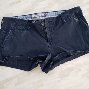 Distressed Blue Shorts